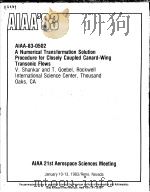 AIAA'83 AIAA-83-0502     PDF电子版封面     