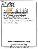 AIAA'83 AIAA-83-0482     PDF电子版封面     