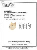 AIAA'83 AIAA-83-0504 PDF电子版封面