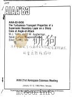 AIAA'83 AIAA-83-0456 PDF电子版封面