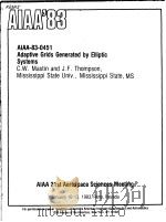 AIAA'83 AIAA-83-0451 PDF电子版封面