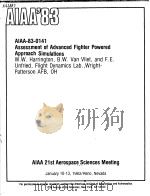 AIAA'83 AIAA-83-0141 PDF电子版封面