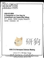 AIAA'83 AIAA-83-0094 PDF电子版封面