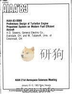 AIAA'83 AIAA-83-0088     PDF电子版封面     