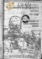 MANPOWER REQUIREMENTS REPORT FY 1987 VOLUME 3:FORCE READINESS REPORT PDF电子版封面