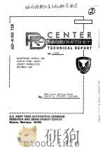 MAINTENANCE CONTROL AND DISPLAY PANEL (MCDP) CONCEPT FORMULATION DECEMBER 1984（ PDF版）