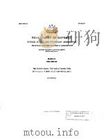 DEPARTMENT OF DEFENCE DEFENCE SCIENCE AND TECHNOLOGY ORGANISATION WEAPONS SYSTEMS RESEARCH LABORATOR     PDF电子版封面     