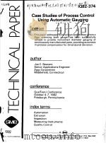 TECHNICAL PAPER IQ82-374 CASE STUDIES OF PROCESS CONTROL USING AUTOMATIC GAUGING（ PDF版）