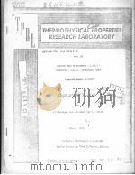 THERMOPHYSICAL PROPERTIES RESEARCH LABORATORY     PDF电子版封面     