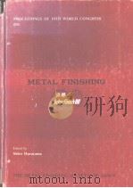 PROCEEDINGS OF TENTH WORLD CONGRESS ON METAL FINISHING PDF电子版封面