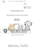 TNT EQUIVALENCY OF PENTOLITE HEMISPHERES PDF电子版封面