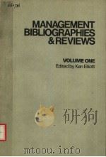 MANAGEMENT BIBLIOGRAPHIES & REVIEWS VOLUME 1（ PDF版）