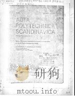 ACTA POLYTECHNICA SCANDINAVICA STUDIES OF THE DYNAMIC AND MECHANICAL PROPERTIES OF THERMOPLASTICS BY PDF电子版封面