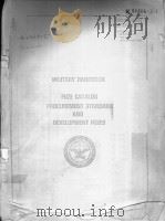 MILITARY HANDBOOK FUZE CATALOG PROCUREMENT STANDARD AND DEVELOPMENT FUZES PDF电子版封面