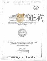 REPORT OF THE DEFENSE SCIENCE BOARD 1981 SUMMER STUDY PANEL ON OPERATIONAL READINESS WITH HIGH PERFO     PDF电子版封面     