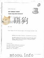 LINER TECHNOLOGY PROGRAM FRACTURE ENERGY METHOD DEVELOPMENT PDF电子版封面