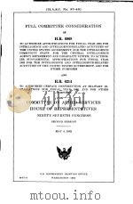 FULL COMMITTEE CONSIDERATION OF H.R.6068 AND H.R.6214 COMMITTEE ON ARMED SERVICES HOUSE OF REPRESENT     PDF电子版封面     