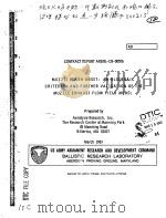 MUZZLE FLASH ONSET:AN ALGEBRAIC CRITERION AND FURTHER VALIDATION OF THE MUZZLE EXHAUST FLOW FIELD MO PDF电子版封面
