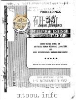 24TH ANNUAL CONFERENCE OF THE MILITARY TESTING ASSOCIATION 1 PDF电子版封面