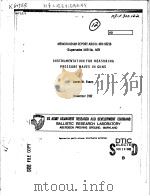 INSTRUMENTATION FOR MEASURING PRESSURE WAVES IN GUNS（ PDF版）