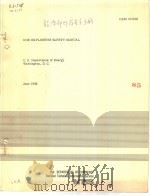DOE EXPLOSIVES SAFETY MANUAL     PDF电子版封面     