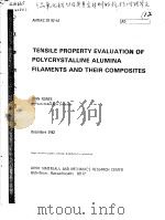 TENSILE PROPERTY EVALUATION OF POLYCRYSTALLINE ALUMINA FILAMENTS AND THEIR COMPOSITES（ PDF版）