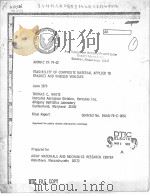 FEASIBILITY OF COMPOSITE MATERIAL APPLIED TO TRACKED AND WHEELED VEHICLES PDF电子版封面 THOMAS C.WHITE