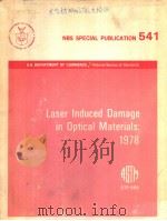 LASER INDUCED DAMAGE IN OPTICAL MATERIALS：1978（ PDF版）