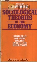 SOCIOLOGICAL THEORIES OF THE ECONOMY 1977 PDF电子版封面 0333213130 BARRY HINDESS