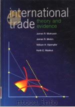 INTERNATIONAL TRADE THEORY AND EVIDENCE（1995 PDF版）