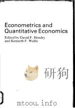 ECONOMETRIC AND QUANITATIVE ECONOMICS 1984 PDF电子版封面 0631137971