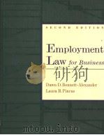 EMPLOYMENT LAW FOR BUSINESS SECOND EDITION 1995 PDF电子版封面 0256229023