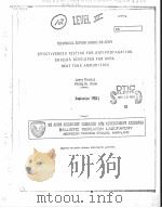 EFFECTIVENESS TESTING FOR ANTIPROPAGATION SHIELDS DEVELOPED FOR M456 HEAT TANK AMMUNITION PDF电子版封面