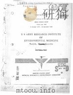US ARMY RESEARCH INSTITUTE OF ENVIRONMENTAL MEDICINE ANNUAL PROGRESS REPORT FY80（ PDF版）