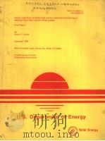NOVEL CONTROL SYSTEMS FOR SOLAR ASSISTED SYSTEMS THAT REDUCE ELECTRIC UTILITY PEAK LOADS     PDF电子版封面    HAROLD G.LORSCH 