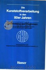 DIE KUNSTSTOFFVERARBEITUNG IN DEN 80ER JAHREN ENTWICKLUNG UND PROGNOSEN PDF电子版封面 3446135464