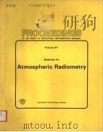 PROCEEDINGS OF THE SOCIETY OF PHOTO-OPTICAL INSTRUMENTATION ENGINEERS VOLUME 91 METHODS FOR ATMOSPHE PDF电子版封面 089252118X DOUGLAS P.MCNUTT