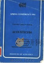 ACOUSTICS'84 SPRING CONFERENCE（ PDF版）