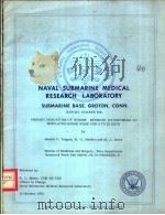 URINARY INDICATORS OF STRESS:EFFECTS OF EXPOSURE TO SIMULATED SONAR NOISE FOR 8 TO 23 DAYS     PDF电子版封面    DONALD V.TAPPAN  R.O.MADDEN  M 