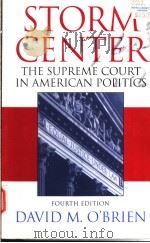 CTORM CENTER THE SUPREME COURT IN AMERICAN POLITICS FOURTH EDITION 1986 PDF电子版封面 039396891X DAVID M.O'BRIEN