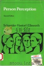 PERSON PERCEPTION SECOND EDITION 1970 PDF电子版封面 0394348265