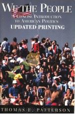 WE THE PEOPLE:A CONCISE INTRODUCTION TO AMERICAN POLITICS（1995 PDF版）