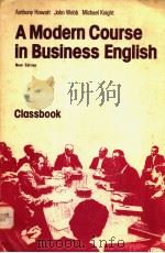 A MODERN COURSE IN BUSINESS ENGLISH NEW EDITION PDF电子版封面 0194530167 CLASSBOOK