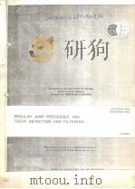 REGULAR JUMP PROCESSES AND THEIR DETECTION AND FILTERING PDF电子版封面 I.RUBIN