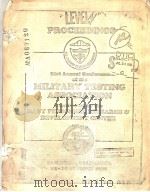21ST ANNUAL CONFERENCE OF THE MILITARY TESTING ASSOCIATION 1 PDF电子版封面