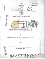 SWEDISH DEFENCE RESEARCH ABSTRACTS 78/79-3     PDF电子版封面     