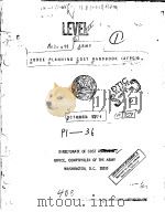 ARMY FORCE PLANNING COST HANDBOOK PDF电子版封面