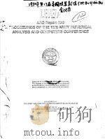 ARO REPORT 80-3 PROCEEDINGS OF THE 1980 ARMY NUMERICAL ANALYSIS AND COMPUTERS CONFERENCE PDF电子版封面