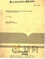 EVIDENCE FOR GRAVITY SCALIG AND IMPLICATIONS FOR EXPLOSION CRATERS PDF电子版封面 A.J.CHABAI