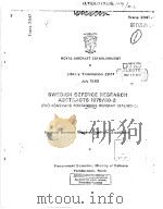 SWEDISH DEFENCE RESEARCH ABSTRACTS 1979/80-2 PDF电子版封面